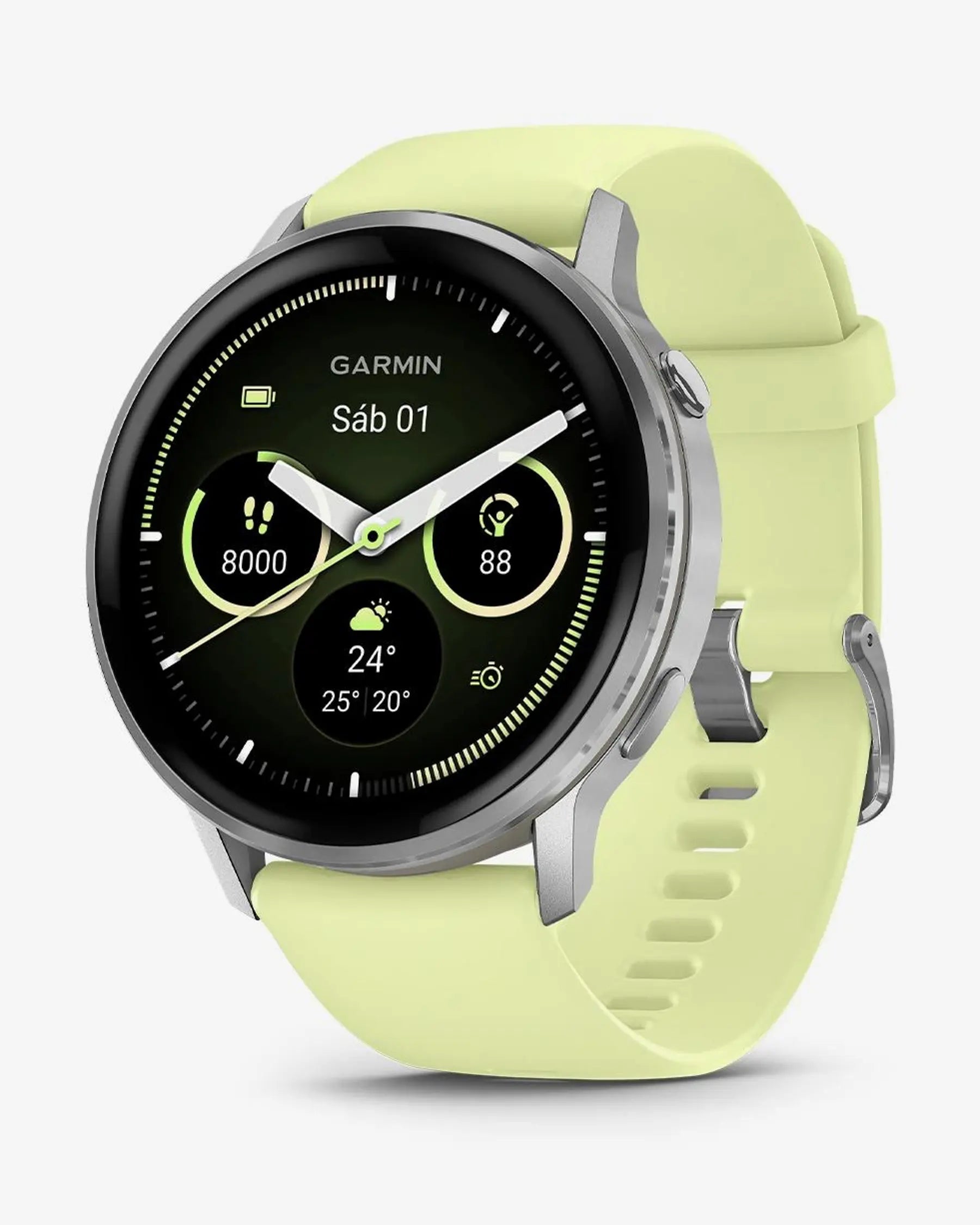Garmin Venu 4 45 mm Plateado - Reloj Inteligente Deportivo