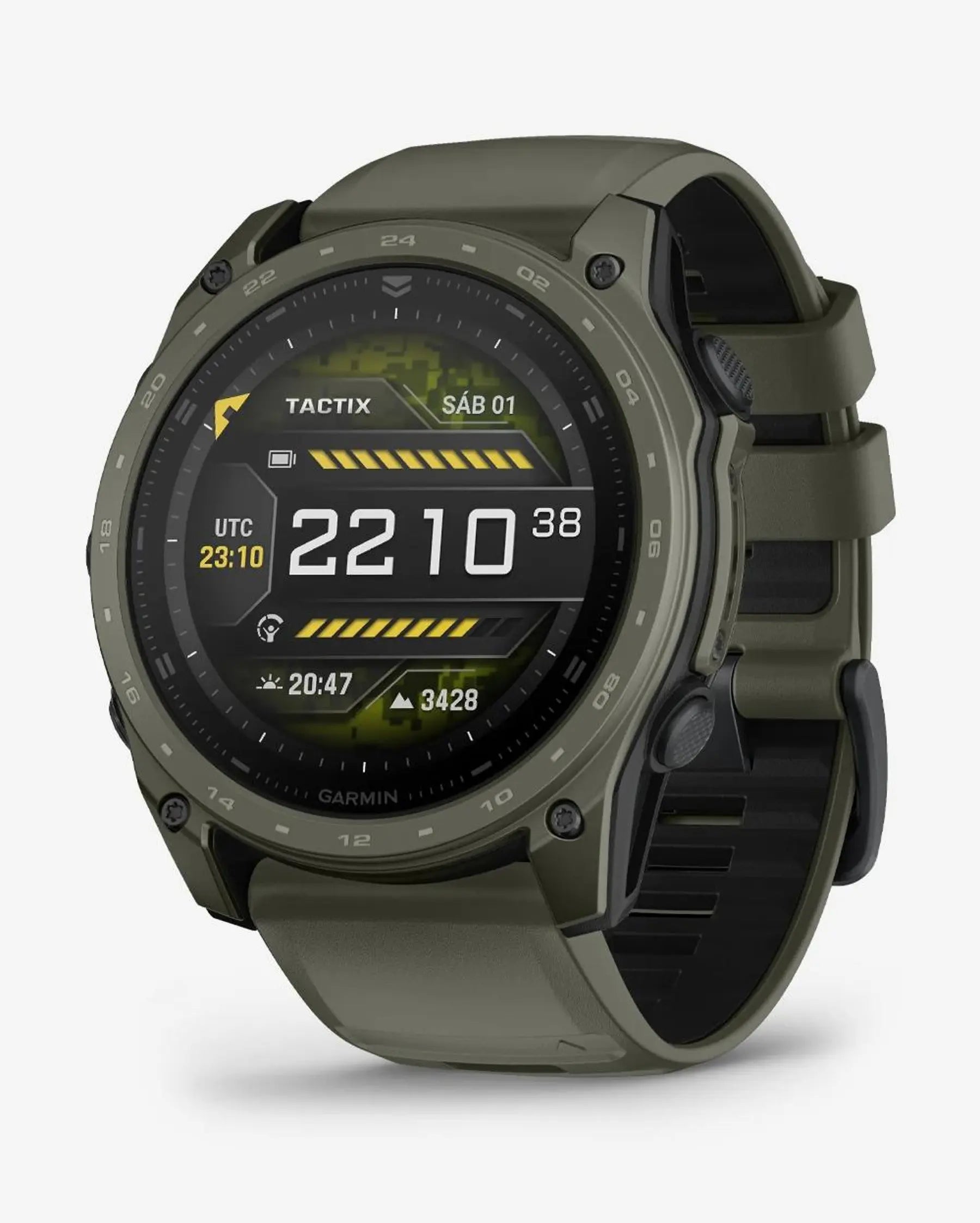 Garmin Tactix 8 AMOLED 51mm Verde Cerakote Nuevo