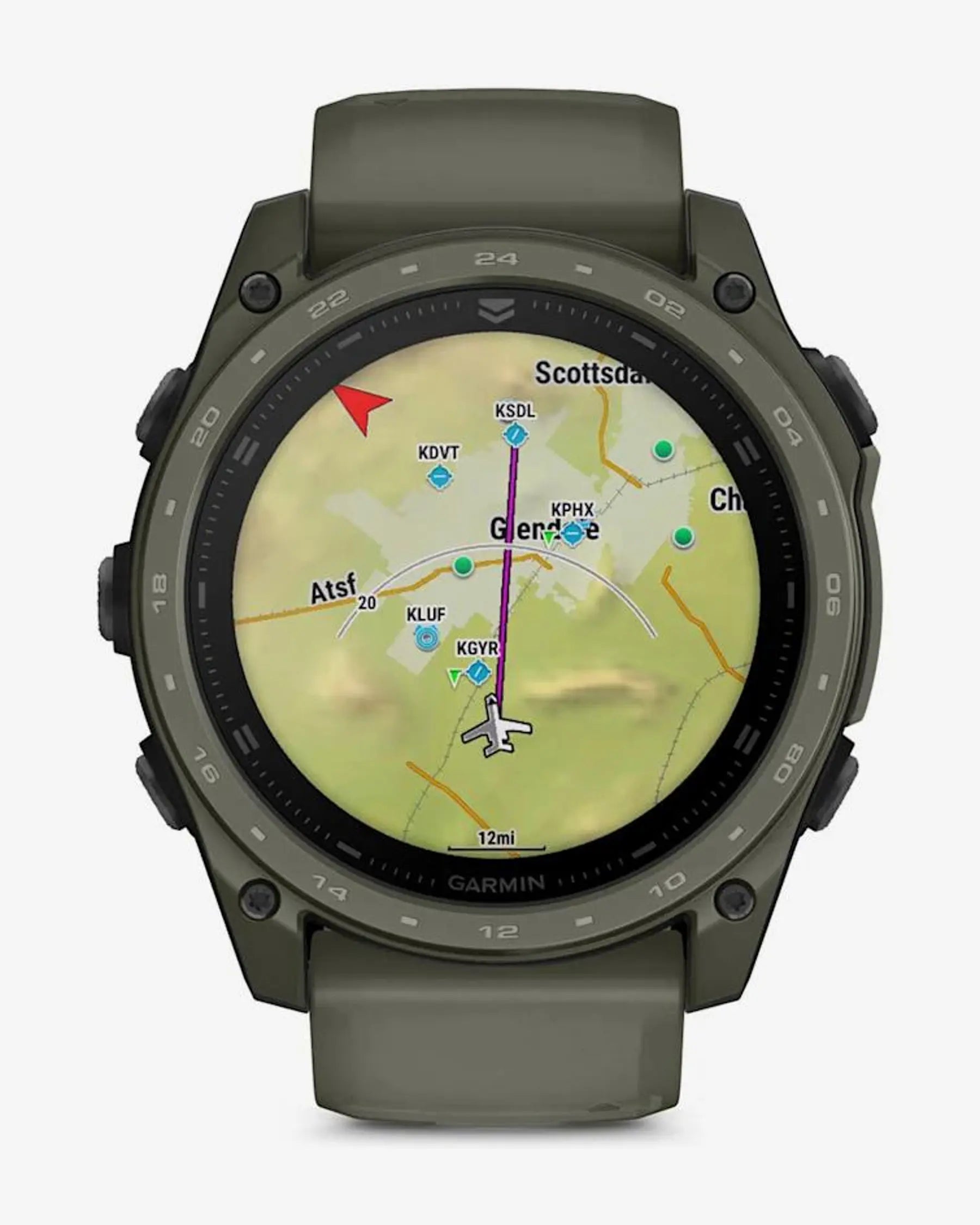 Garmin Tactix 8 AMOLED 51mm Verde Cerakote Nuevo