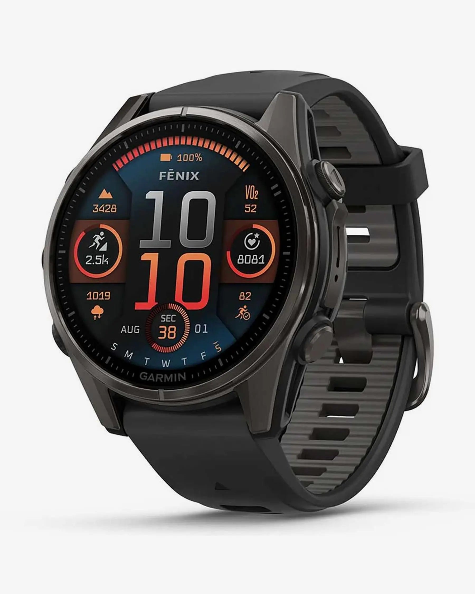 Garmin Fenix 8 AMOLED 43 mm Titanio - Reloj GPS
