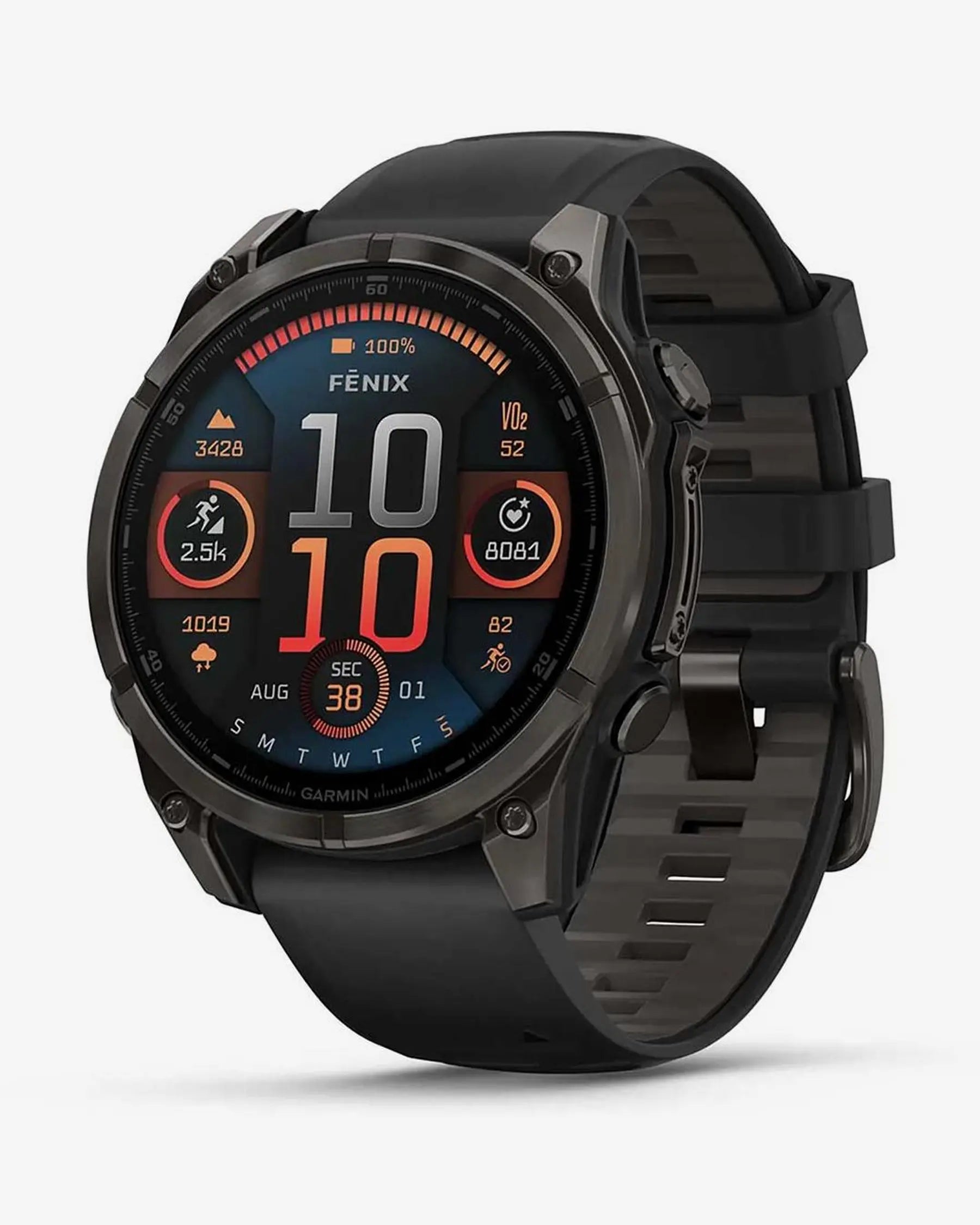 Garmin Fenix 8 AMOLED Zafiro 47mm Titanio Gris