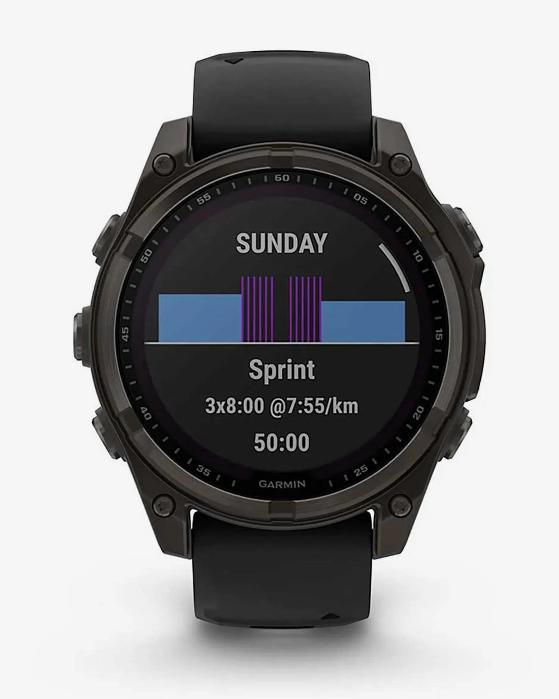 Reloj Garmin Fenix 8 Zafiro Solar 47mm Titanio