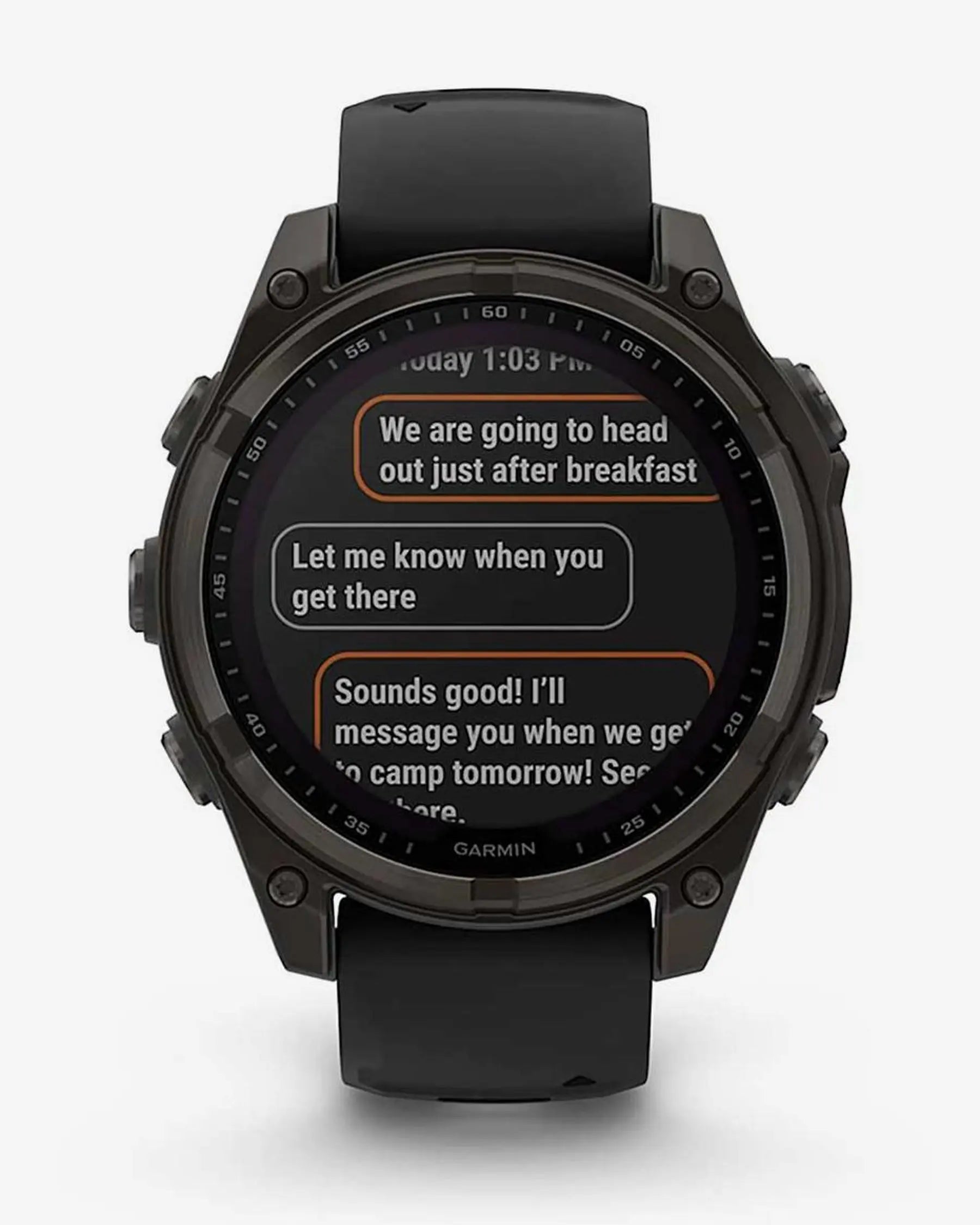 Reloj Garmin Fenix 8 Zafiro Solar 47mm Titanio