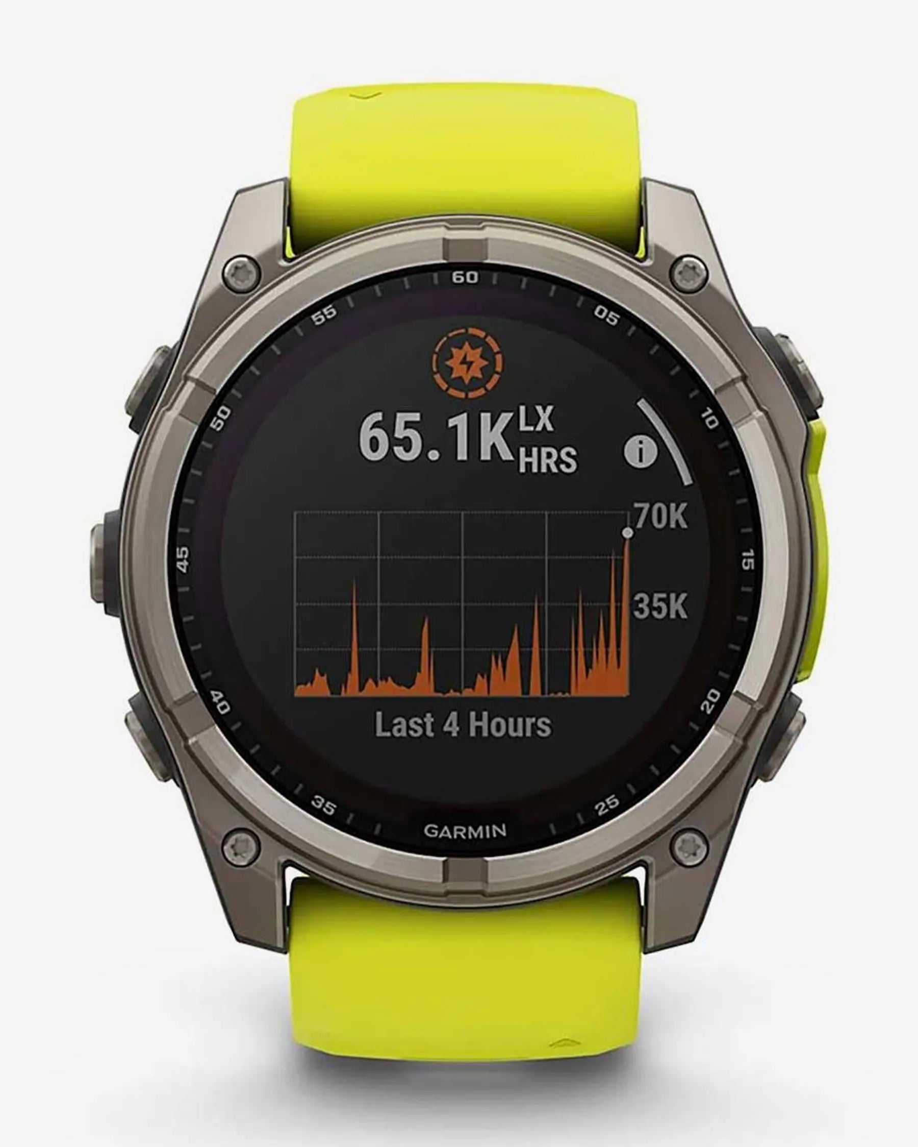 Reloj Garmin Fenix 8 Zafiro Solar 51mm Titanio GPS