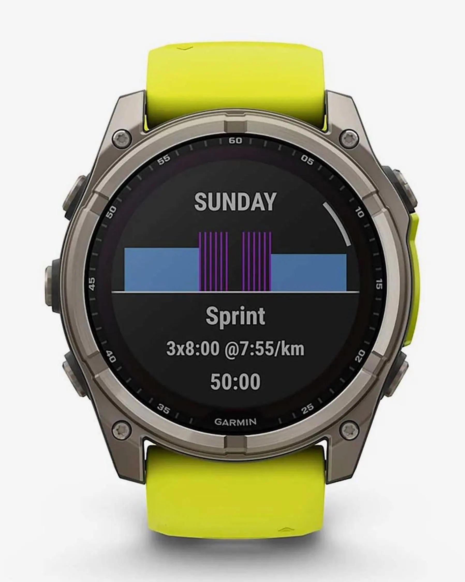 Reloj Garmin Fenix 8 Zafiro Solar 51mm Titanio GPS